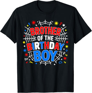Brother of The Birthday Boy Funny Birthday Family Party T-Shirt - T-Shirt | Black