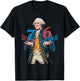 6-7 7-6 George Washington Seven Six Teacher American T-Shirt - T-Shirt | Black