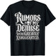 Gothic Quote Rumors of My Demise were Greatly Exaggerated T-Shirt - T-Shirt | Black