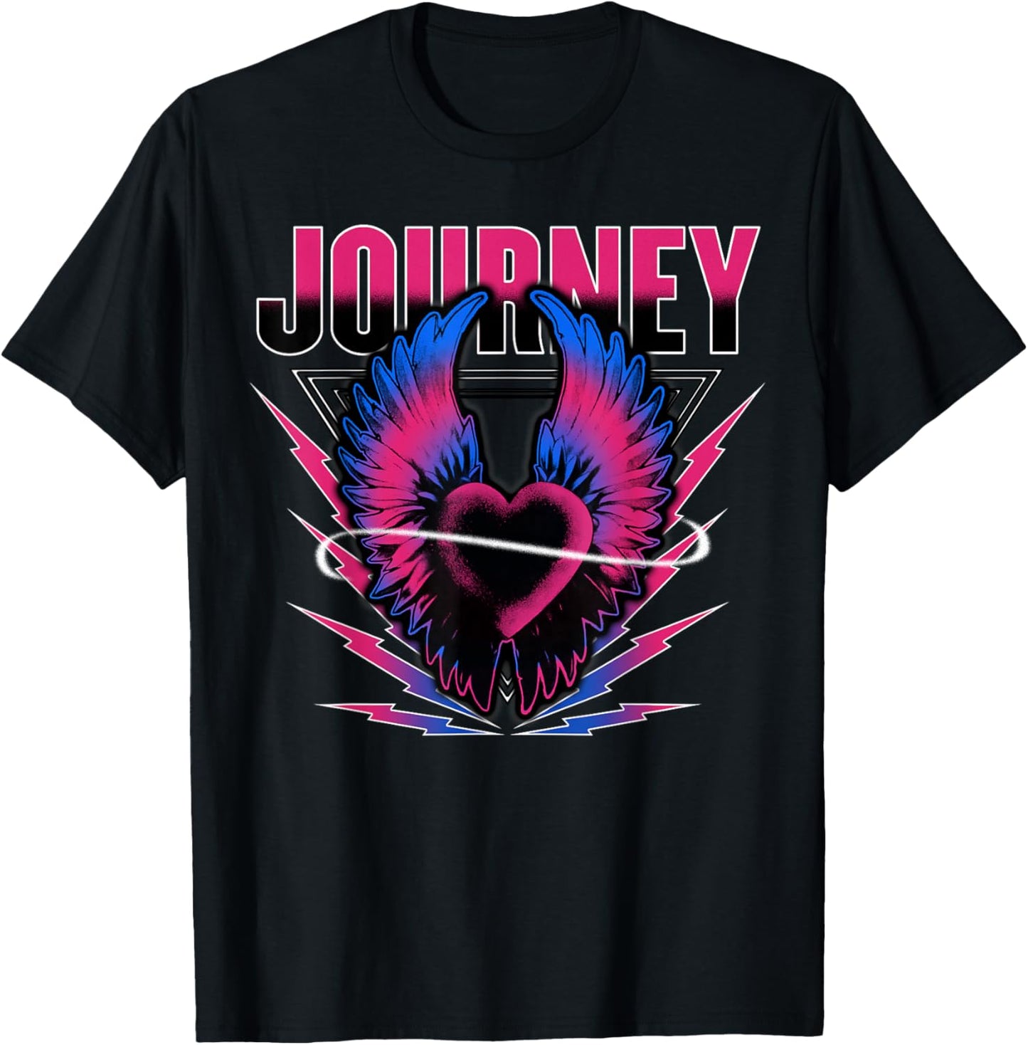 Journey Neon Infinity T-Shirt - T-Shirt | Black