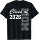 Proud Mom of Class of 2026 Senior Mom 2026 Graduation T-Shirt - T-Shirt | Black