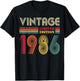 Vintage 1986 40th Birthday Gift Men Women 40 Years Old T-Shirt - T-Shirt | Black