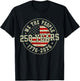 Vintage 250 Years 1776-2026 250th Birthday 4th of July Men T-Shirt - T-Shirt | Black