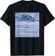 Lone Penguin Walking Toward Mountain Meme T-Shirt - T-Shirt | Black