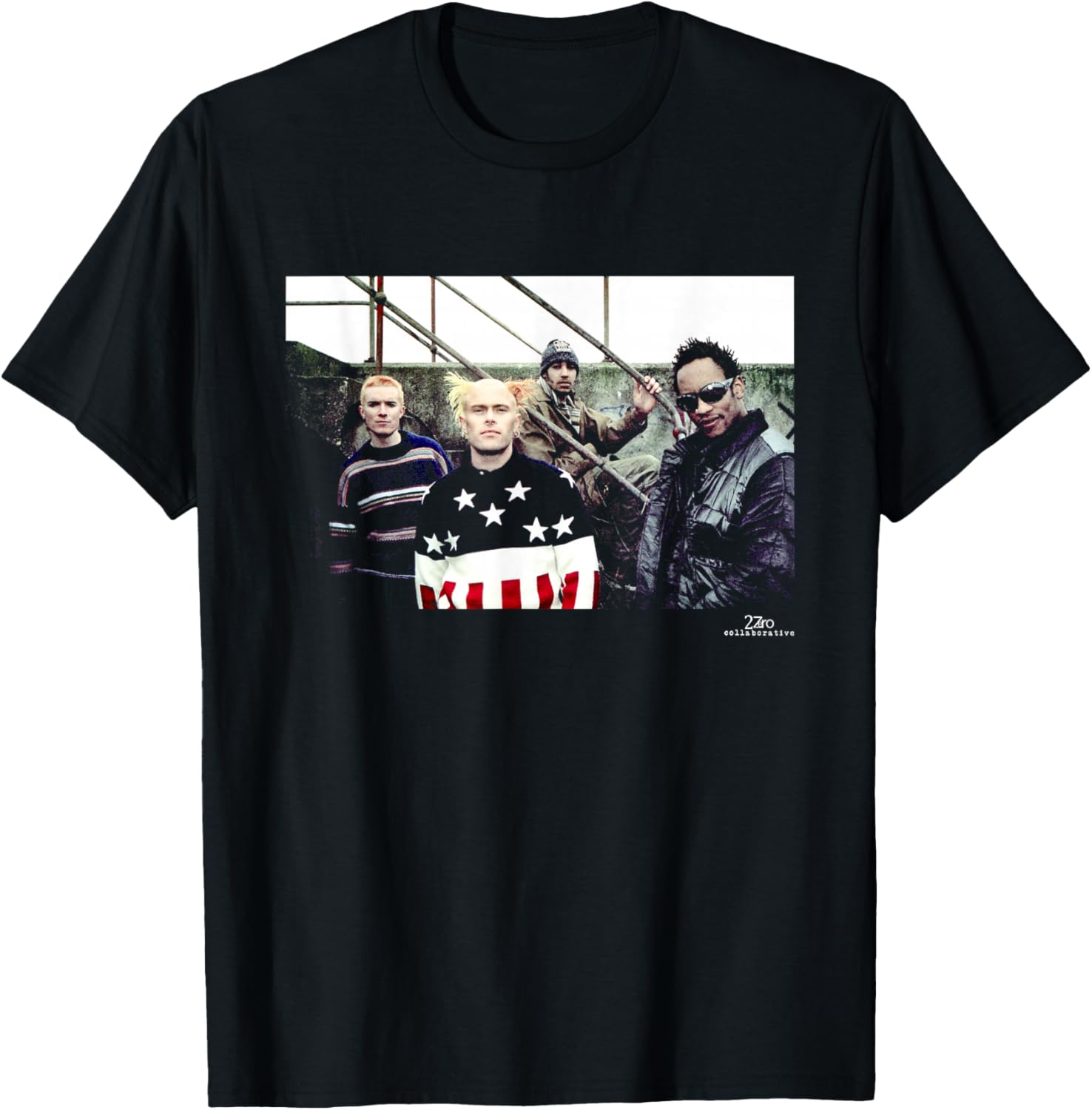 Keith Flint The Prodigy Electronic Band Photo Phil Nicholls T-Shirt - T-Shirt | Black