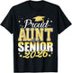 Proud Aunt of A Senior 2026 Class of 2026 Graduate T-Shirt - T-Shirt | Black