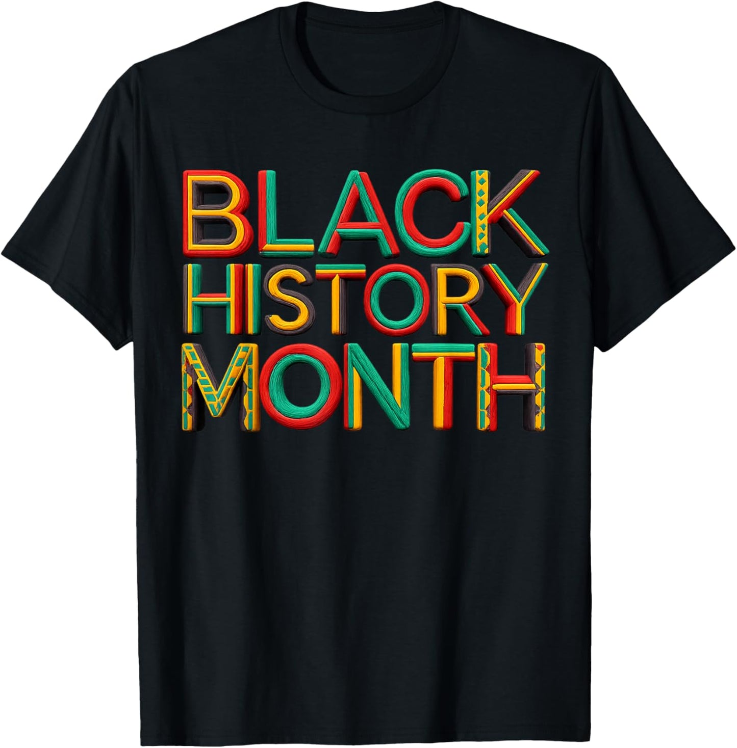 Black History is American History Patriotic African American T-Shirt - T-Shirt | Black