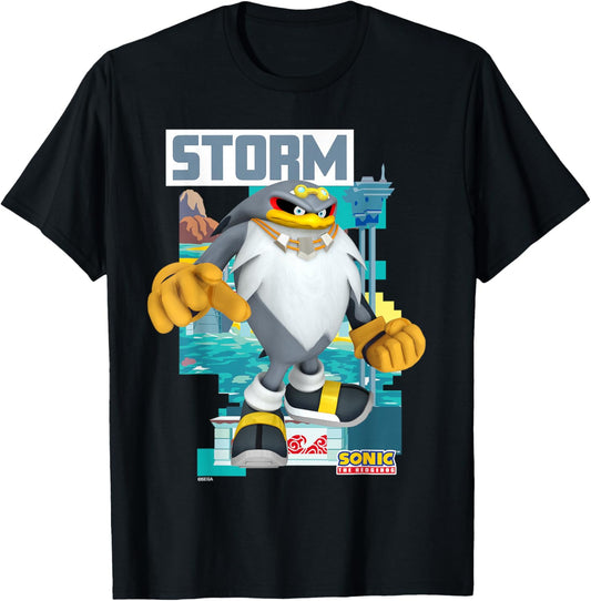 Sonic The Hedgehog - in The Zone - Storm T-Shirt - T-Shirt | Black