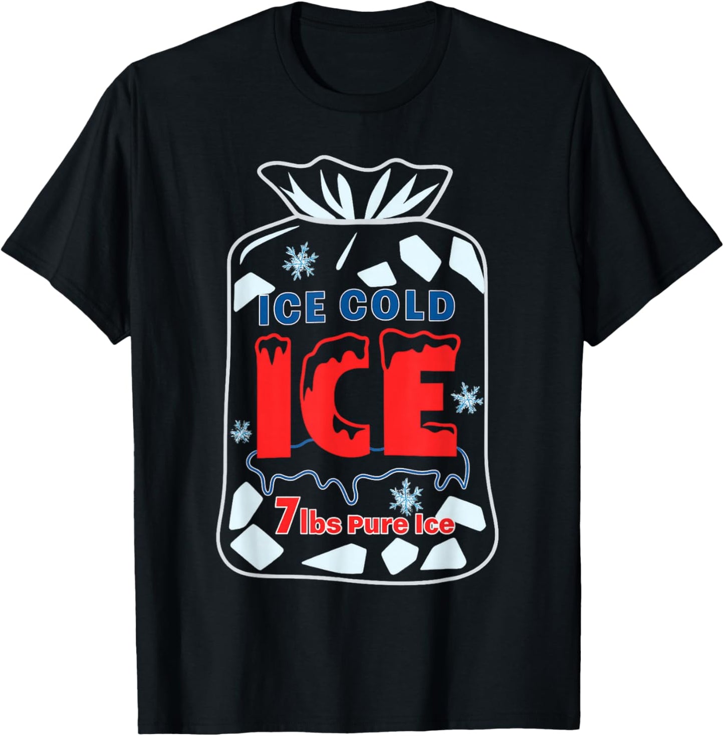 Bag of Ice Halloween Costume T-Shirt - T-Shirt | Black