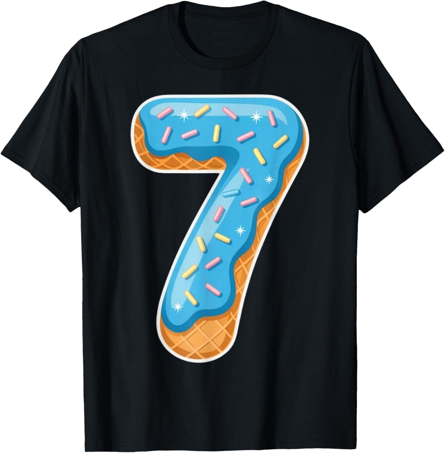 Six Seven 6 7 Donut Ice Cream Meme Rizz Couple Halloween T-Shirt - T-Shirt | Black