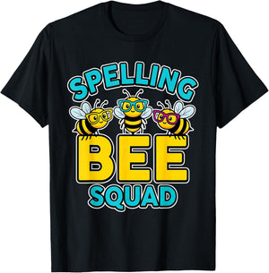 Cute Spelling Bee Squad for School Boys Girls Youth Kids T-Shirt - T-Shirt | Black