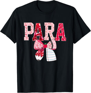 Valentine para Teacher Love Classroom Design T-Shirt - T-Shirt | Black