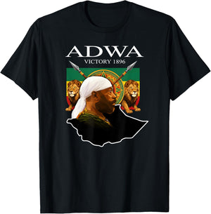 Adwa Victory Day 1896 T-Shirt - T-Shirt | Black