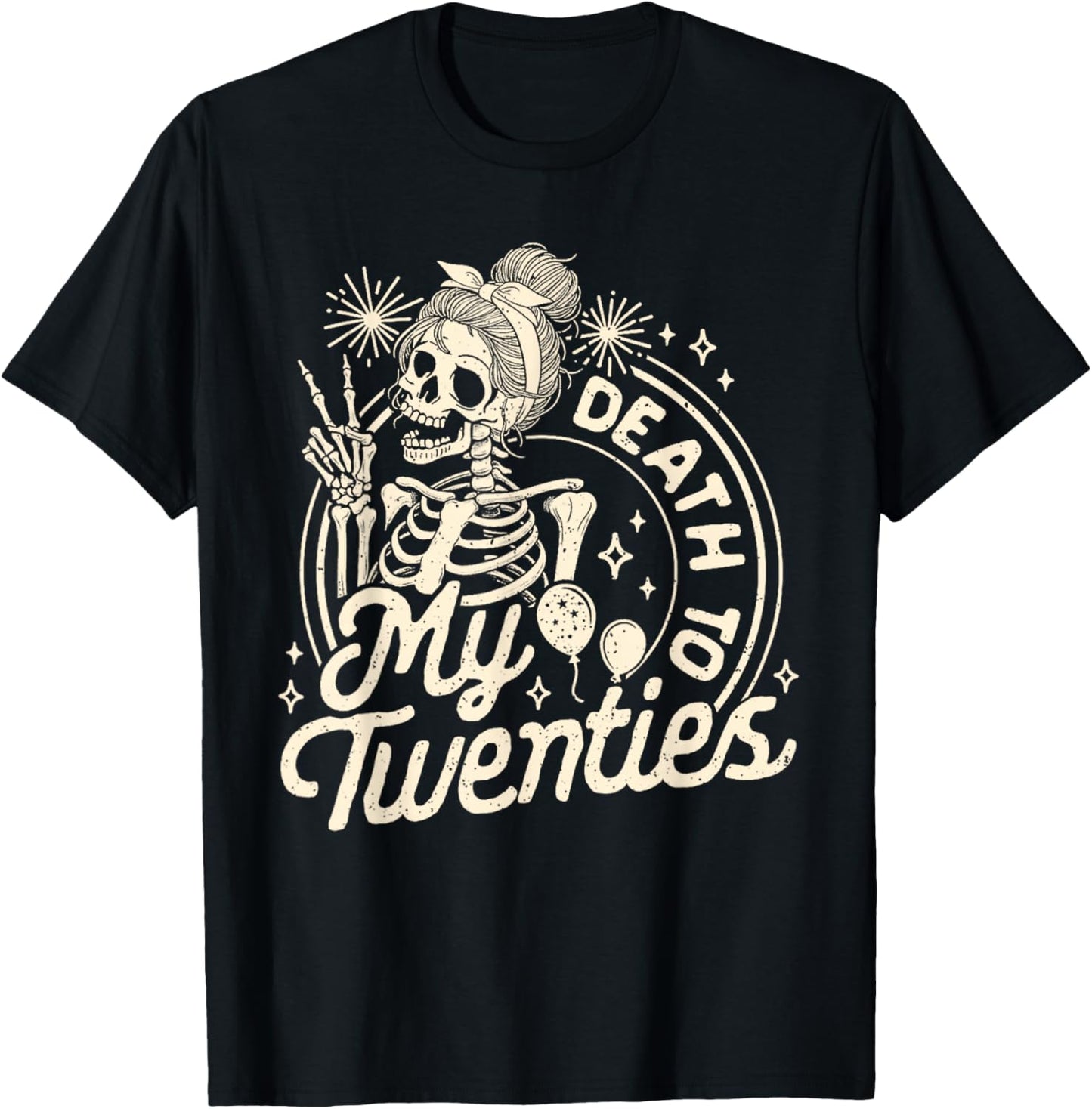 30 Years Old Skeleton T-Shirt - T-Shirt | Black