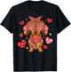 Dachshund Valentine Shirt Weiner Dog Valentines Day Women T-Shirt - T-Shirt | Black