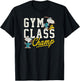 Peanuts - Snoopy & Woodstock- Gym Class Champ T-Shirt - T-Shirt | Black