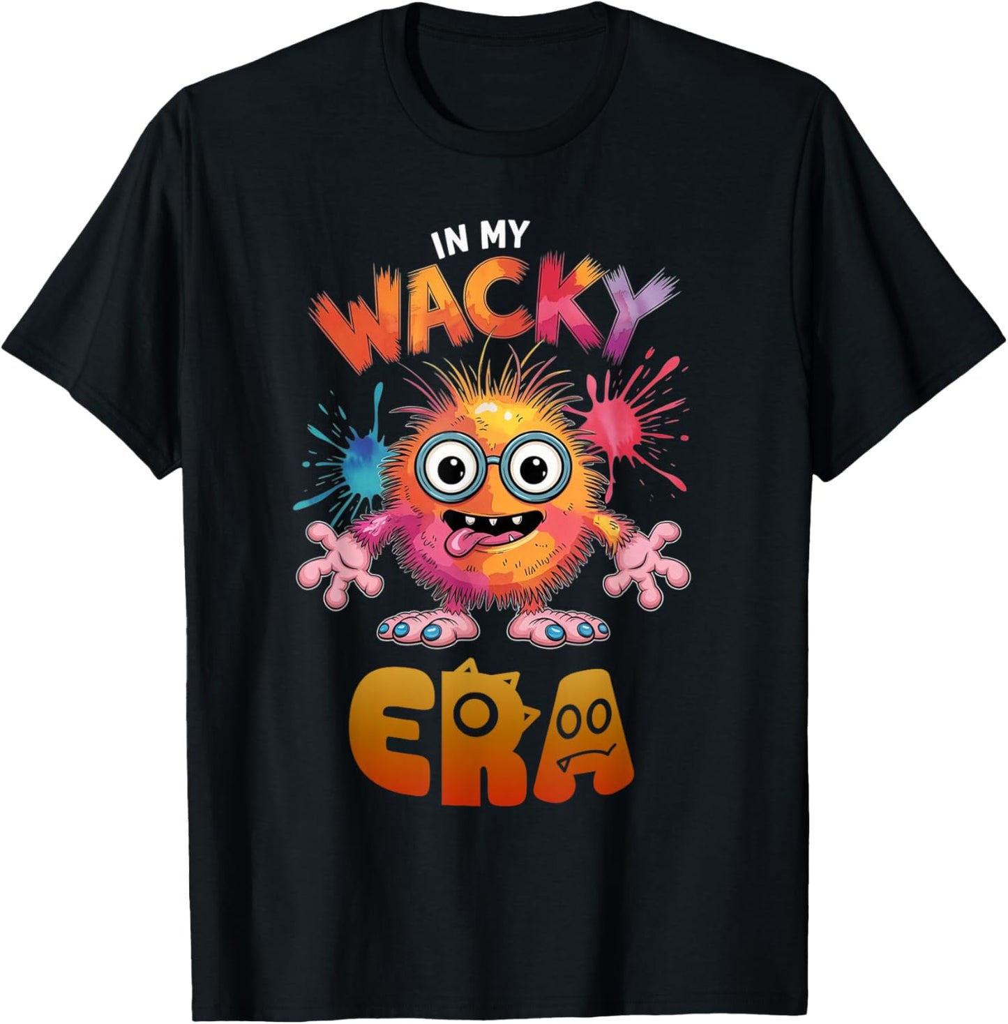 in My Wacky Era Kids and Teachers | Mismatch Day Spirit Week T-Shirt - T-Shirt | Black