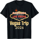 Welcome to Fabulous Las Vegas Nevada Retro Vegas Trip 2026 T-Shirt - T-Shirt | Black