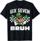 Six Seven Bruh St Patricks Day 6 7 Meme 67 Kids Youth Boys T-Shirt - T-Shirt | Black