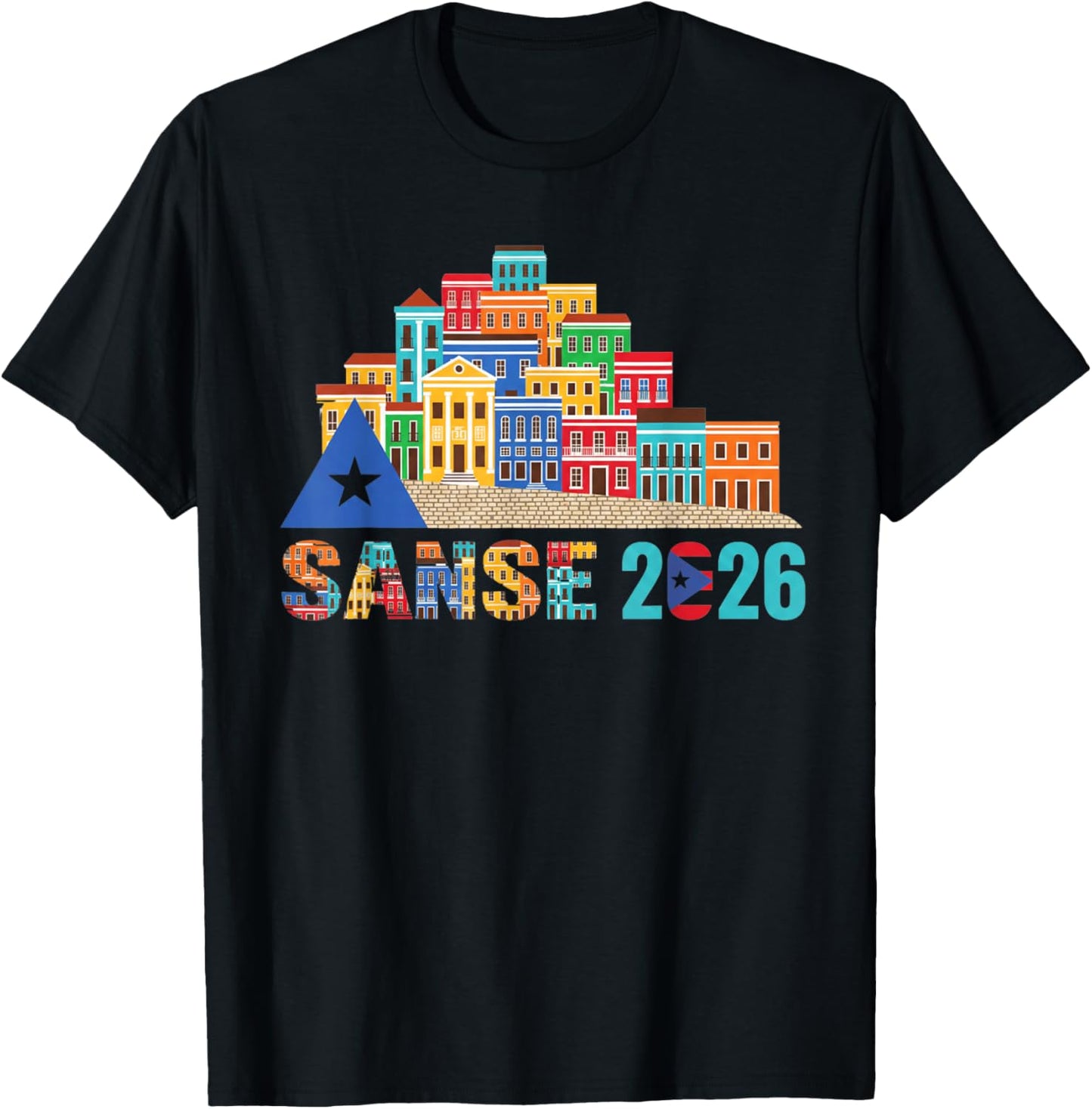 Balcones De Cora Sanse 2026 Juan San Festival San Sebastian T-Shirt - T-Shirt | Black