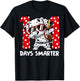 100 Days Smarter Cute Dalmatian Dog 100th Day of School Kids T-Shirt - T-Shirt | Black
