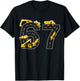 Fun Six Seven 6 7 Meme Design Boys Kids Construction T-Shirt - T-Shirt | Black