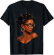 Melanin Afro Woman African American Black History Month T-Shirt - T-Shirt | Black