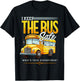 Bus Aide Saying, Bus Attendant, Funny School Bus Monitor T-Shirt - T-Shirt | Black
