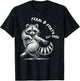 Feral and Forty Social Club Since 1986, Funny 40th Birthday T-Shirt - T-Shirt | Black