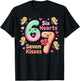 Six Hearts Seven Kisses Valentine's Day 67 T-Shirt - T-Shirt | Black