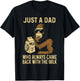Just A Dad Who Always Came Back with The Milk Funny Bigfoot T-Shirt - T-Shirt | Black