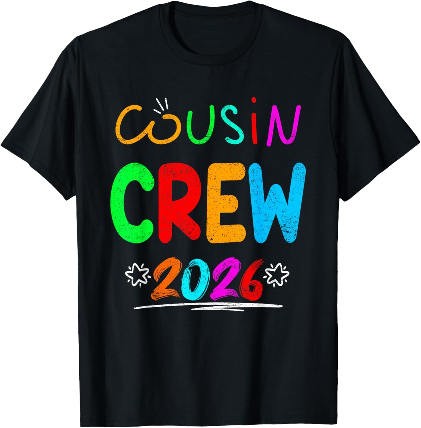 Cousin Crew 2026 Family Reunion Making Memories Matching T-Shirt - T-Shirt | Black