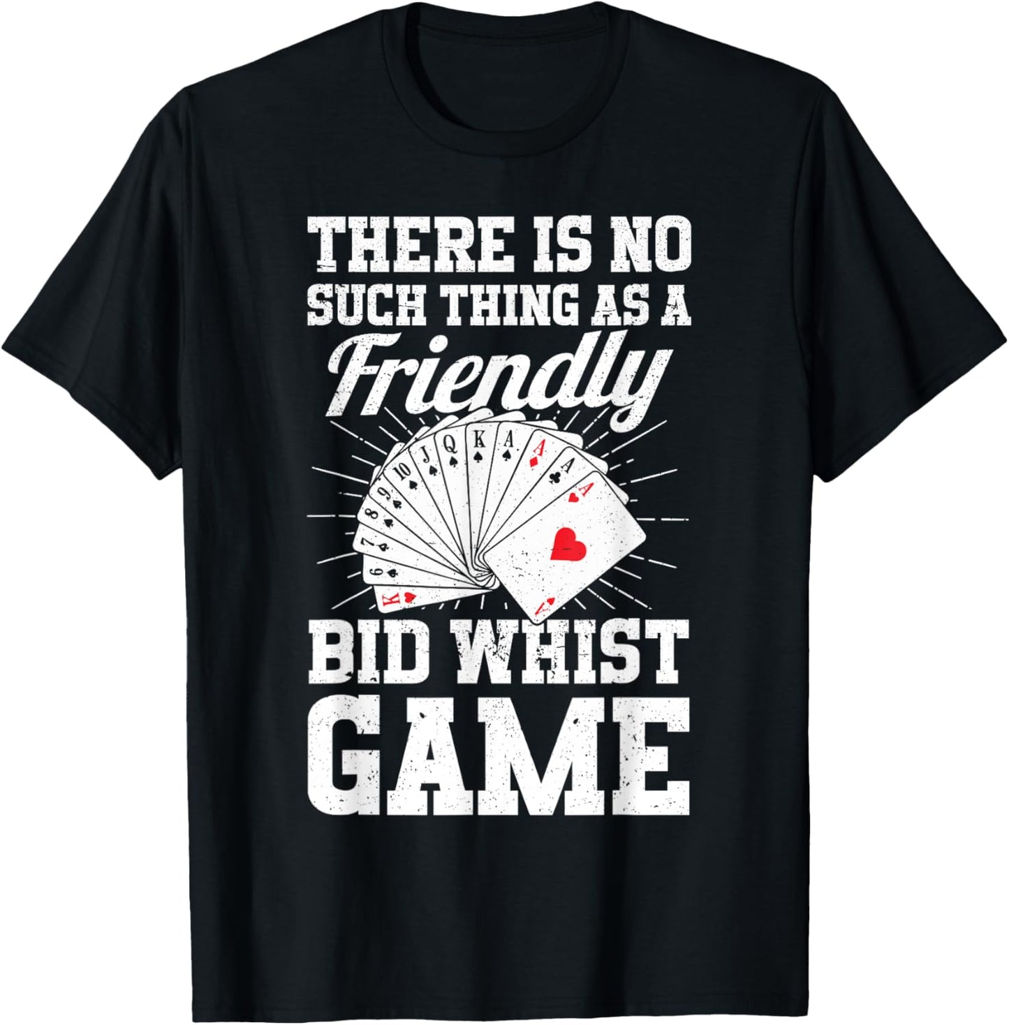 Bid Whist T-Shirt - T-Shirt | Black