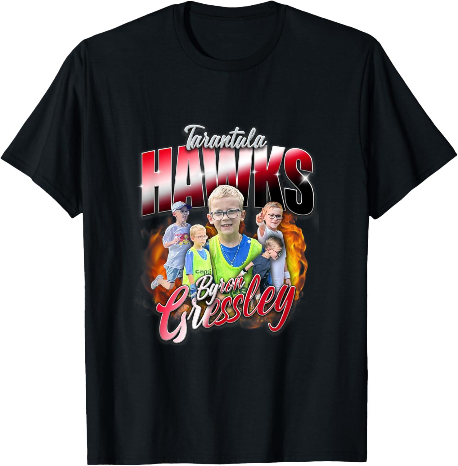 Byron Gressley x Tarantula Hawks | Official Player Collab T-Shirt - T-Shirt | Black