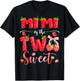 Mimi of The Two Sweet 2nd Birthday Girl Strawberry T-Shirt - T-Shirt | Black
