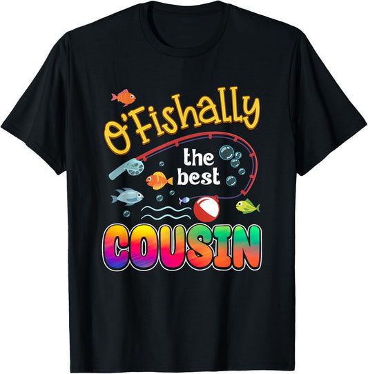 Ofishally The Best Cousin of The Birthday Boy T-Shirt - T-Shirt | Black