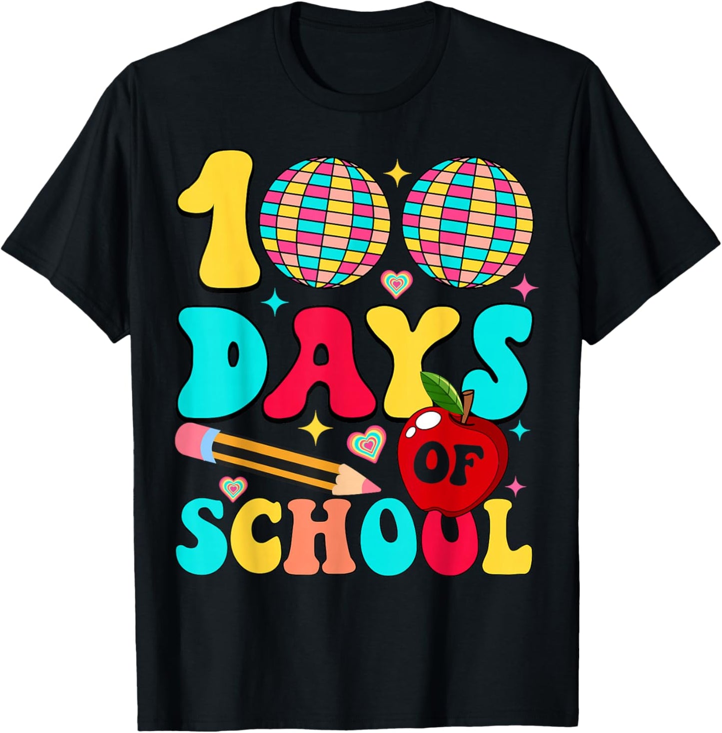 100th Day of Smarter Kids 100 Days Happy 100th Day of School T-Shirt - T-Shirt | Black