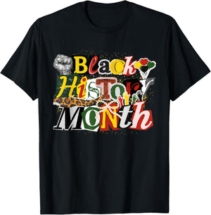 Black History Month African American Men Women Kids T-Shirt - T-Shirt | Black