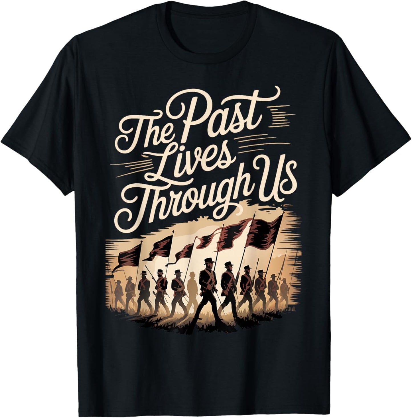 Civil War Reenactor American History Lives T-Shirt - T-Shirt | Black