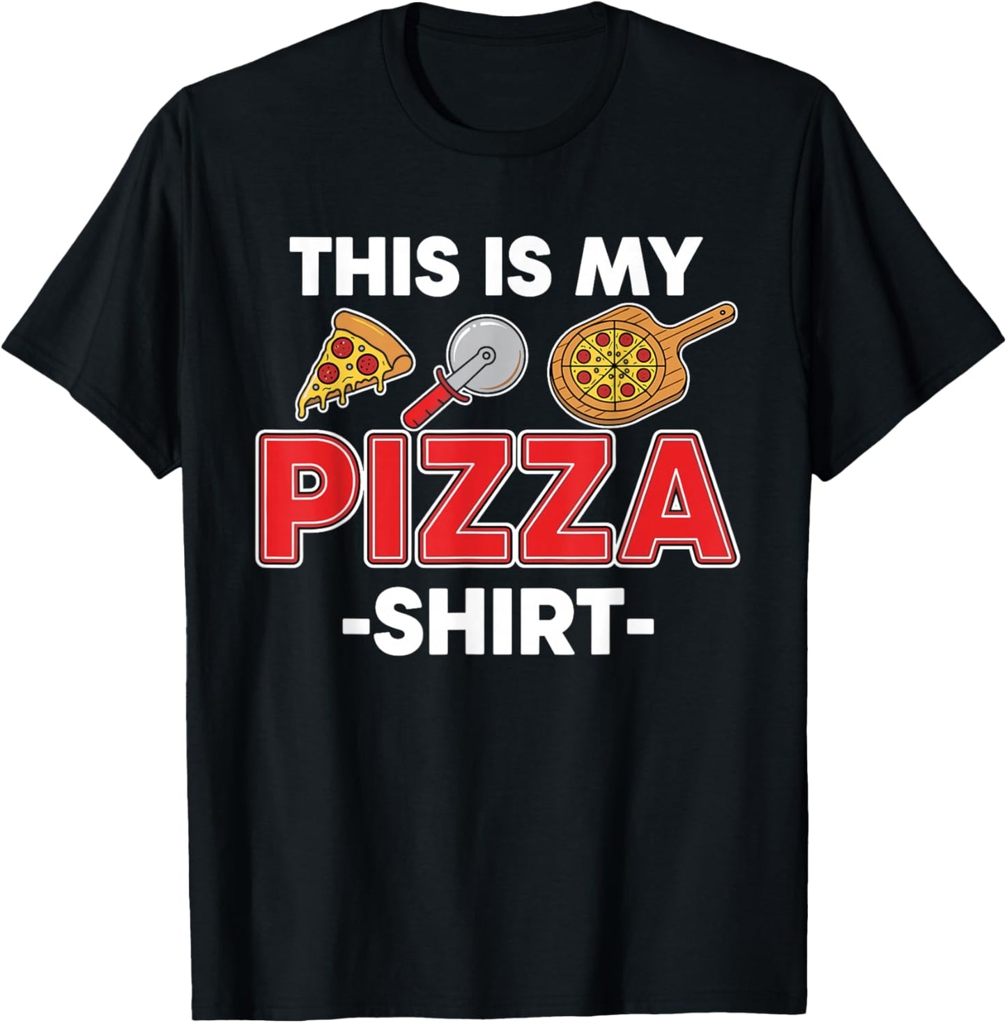 This is My Pizza Shirt T-Shirt - T-Shirt | Black