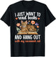 Books and My Savannah Cat Owner Savannah Cat Lover T-Shirt - T-Shirt | Black