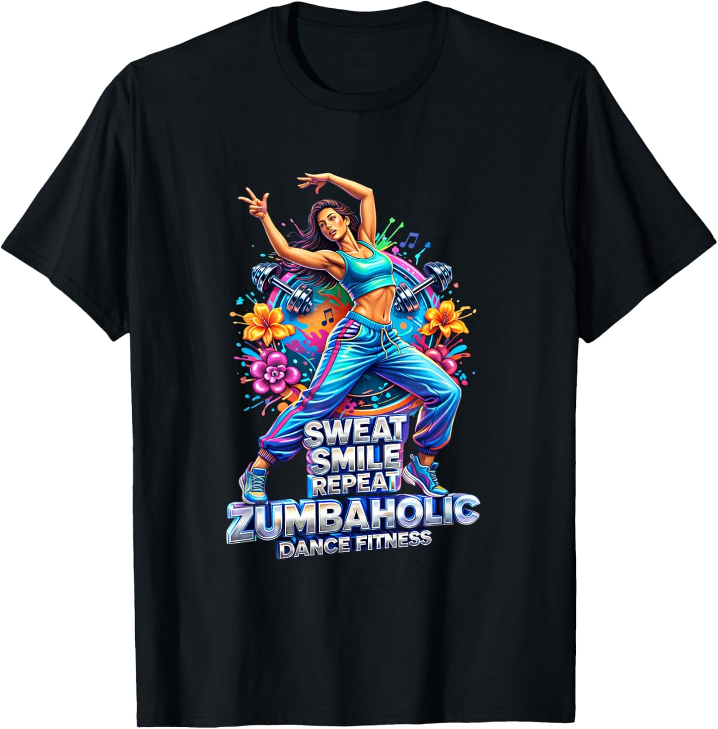 Workout Exercise T-Shirt - T-Shirt | Black