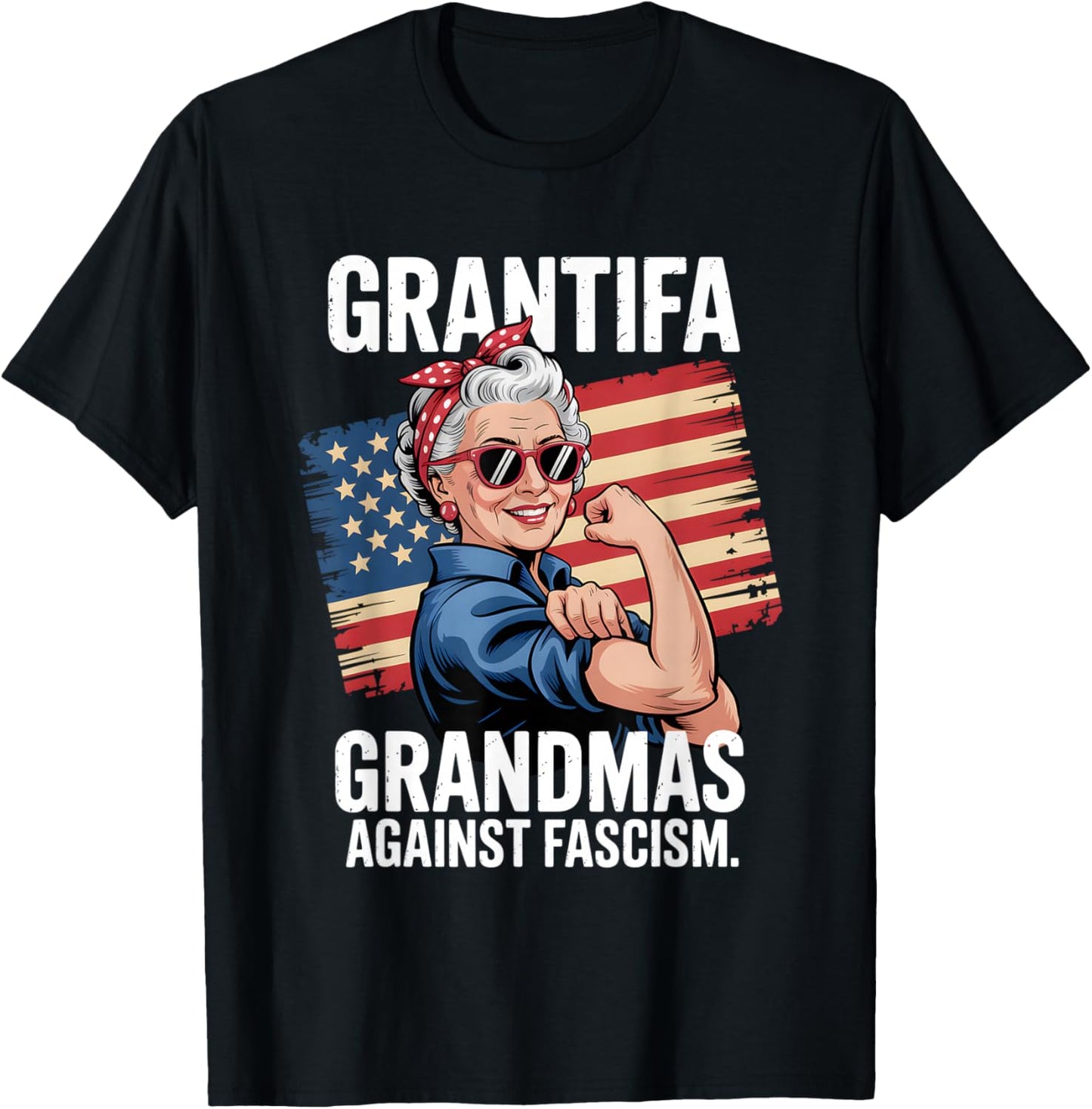 Flag Resist No Kings T-Shirt - T-Shirt | Black