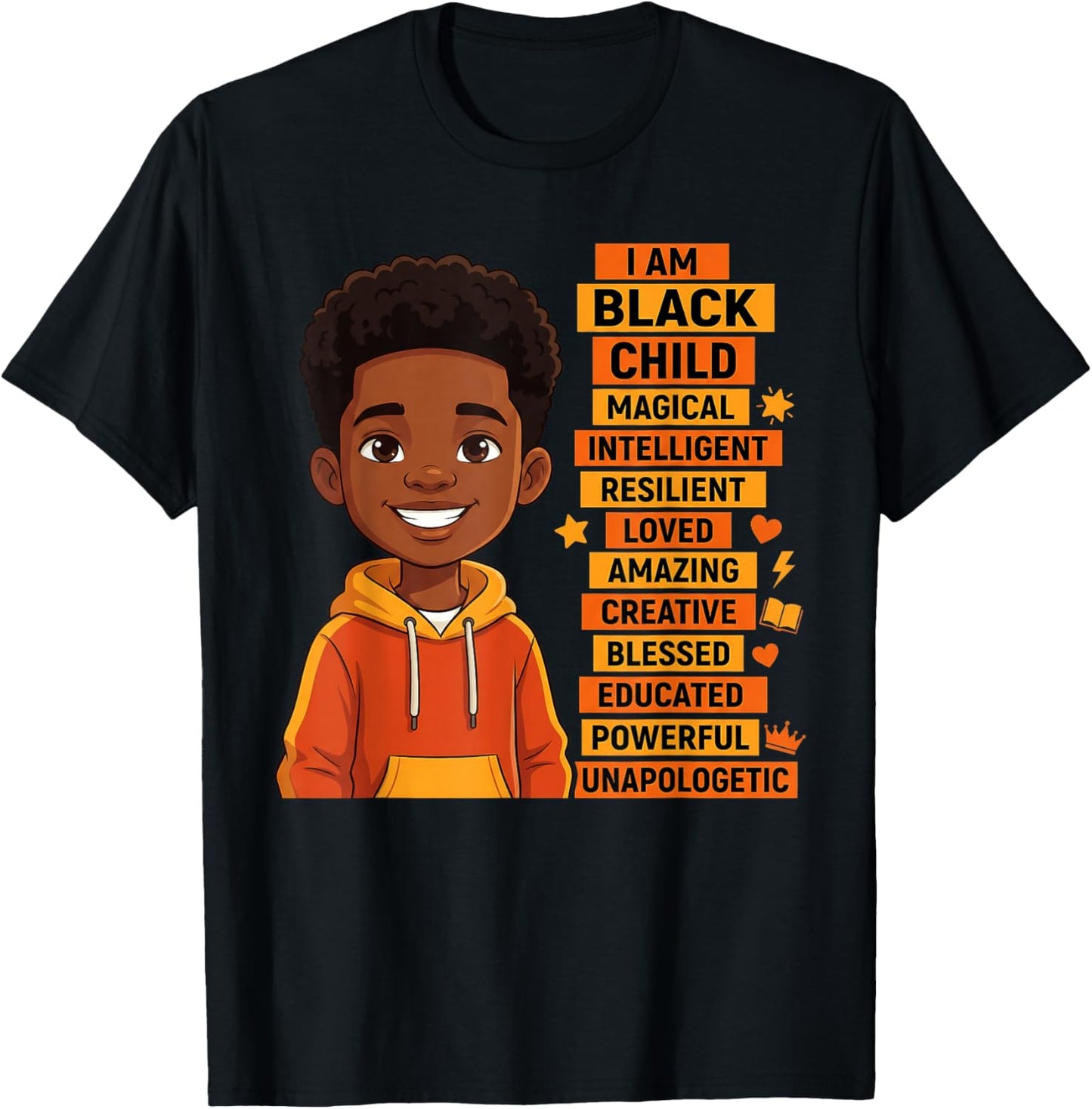 I'm Black History Month Shirt Boys Kids African American T-Shirt - T-Shirt | Black