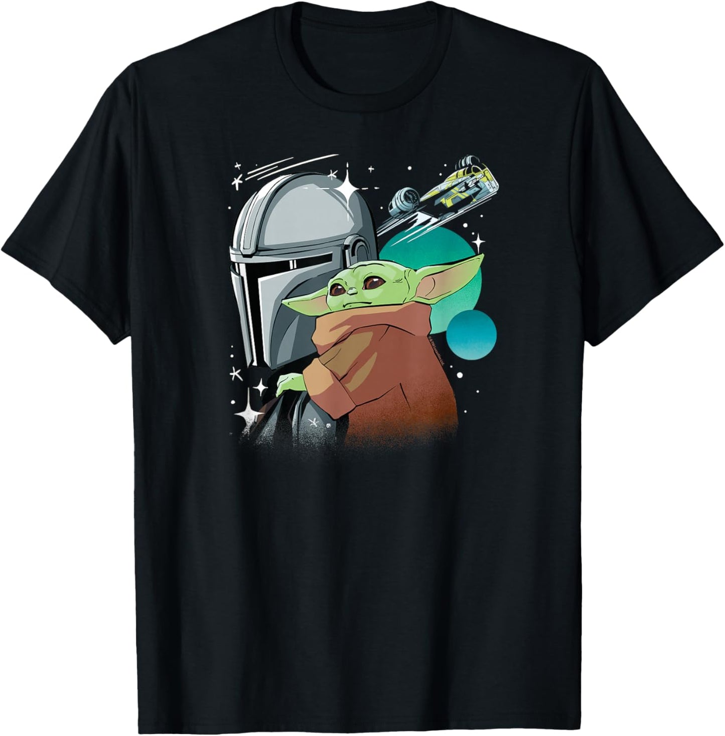The Mandalorian and Grogu - Pose T-Shirt - T-Shirt | Black