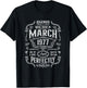 Vintage 49th Birthday Legends were Born in March 1977 T-Shirt - T-Shirt | Black