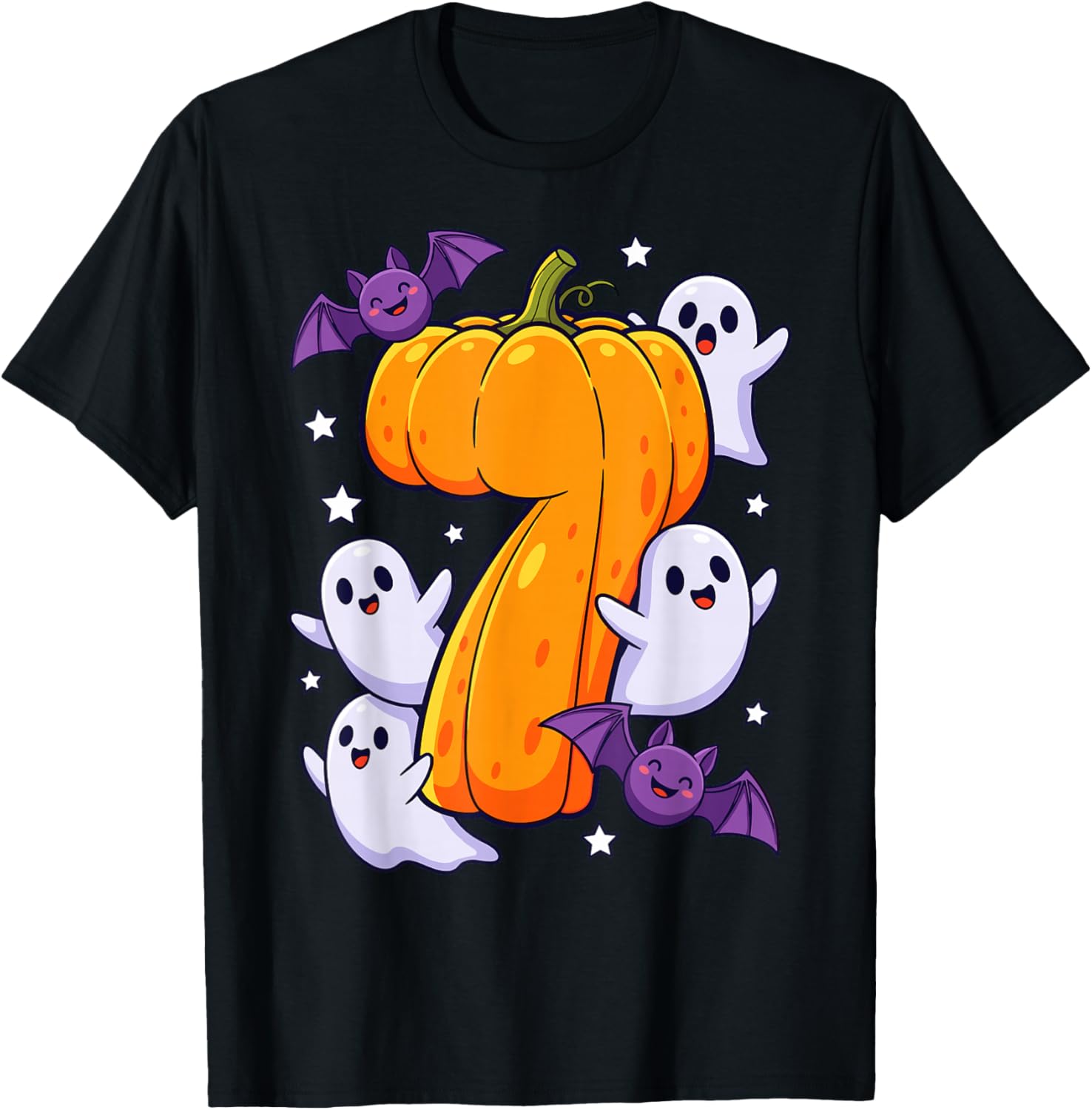 Six Seven Meme 6 7 Halloween Pumpkin Costume Couple T-Shirt - T-Shirt | Black