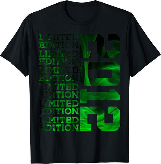 14 Years Limited Edition 2012 14TH Birthday T-Shirt - T-Shirt | Black
