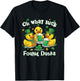Oh What Luck Found Ducks St Patricks Day Cruise Ducks Fun T-Shirt - T-Shirt | Black