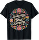 Retro Radicalized by Basic Decency Vintage Wild Floral Women T-Shirt - T-Shirt | Black